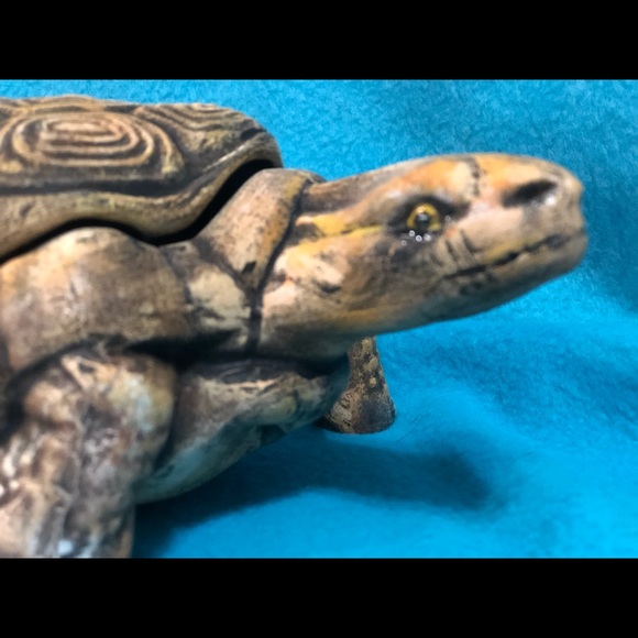 Turtle Jewelry Box or Candy Dish - Picture 3 of 8